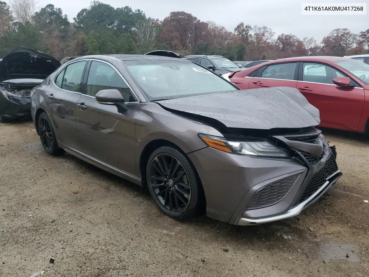 4T1K61AK0MU417268 2021 Toyota Camry Xse