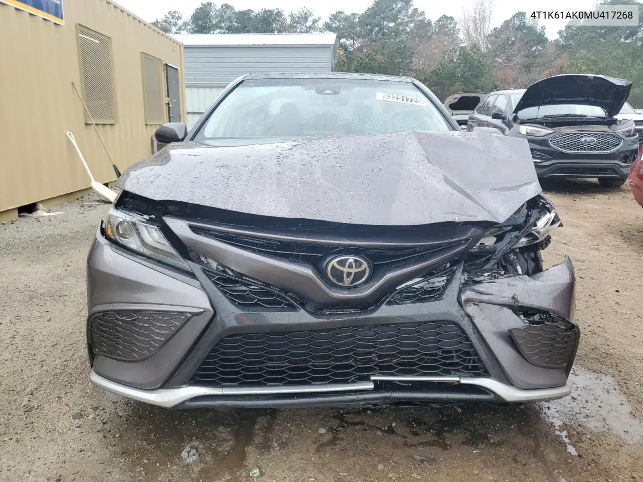 4T1K61AK0MU417268 2021 Toyota Camry Xse