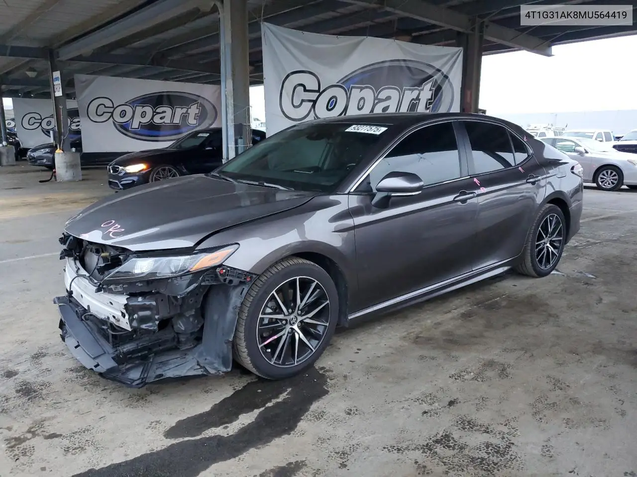 4T1G31AK8MU564419 2021 Toyota Camry Se