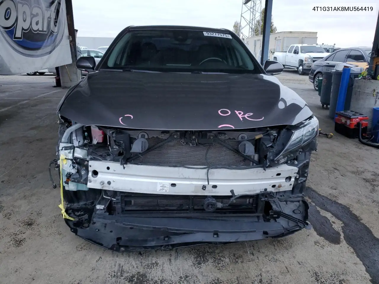4T1G31AK8MU564419 2021 Toyota Camry Se