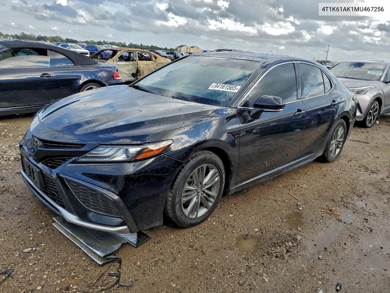 4T1K61AK1MU467256 2021 Toyota Camry Xse