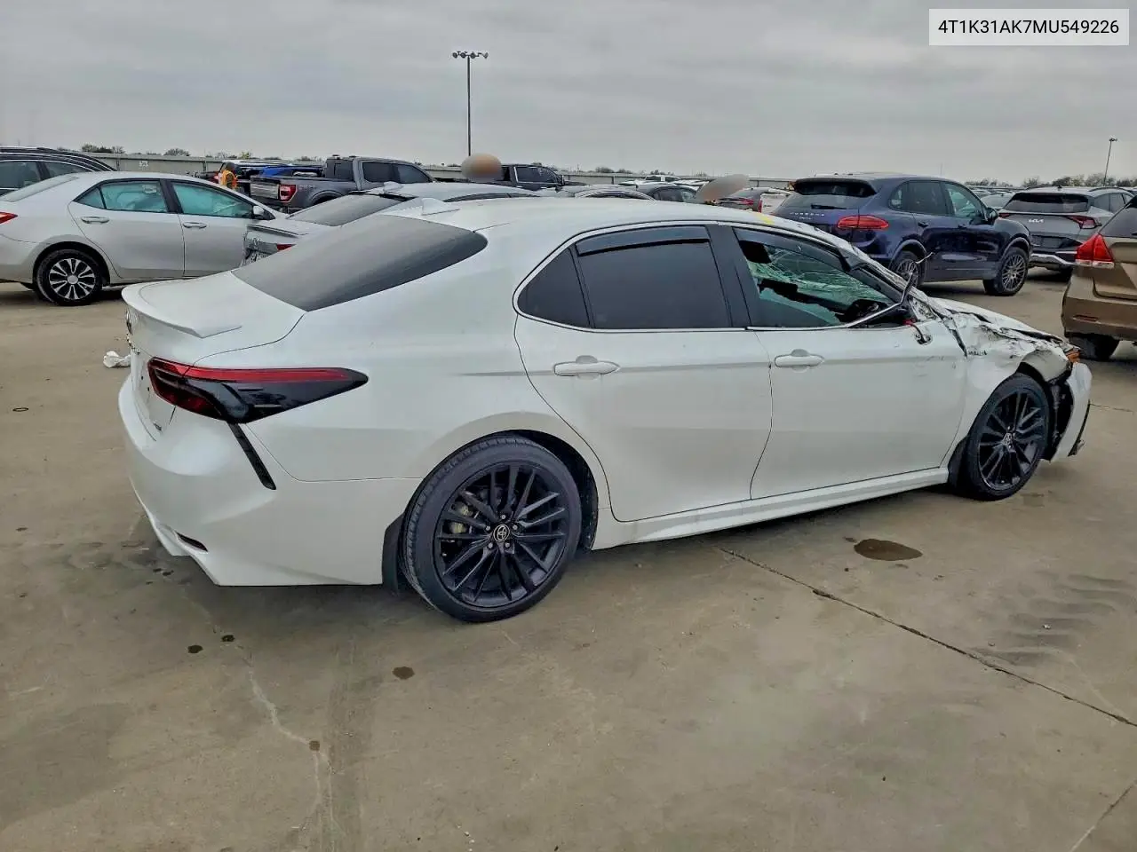 4T1K31AK7MU549226 2021 Toyota Camry Xse