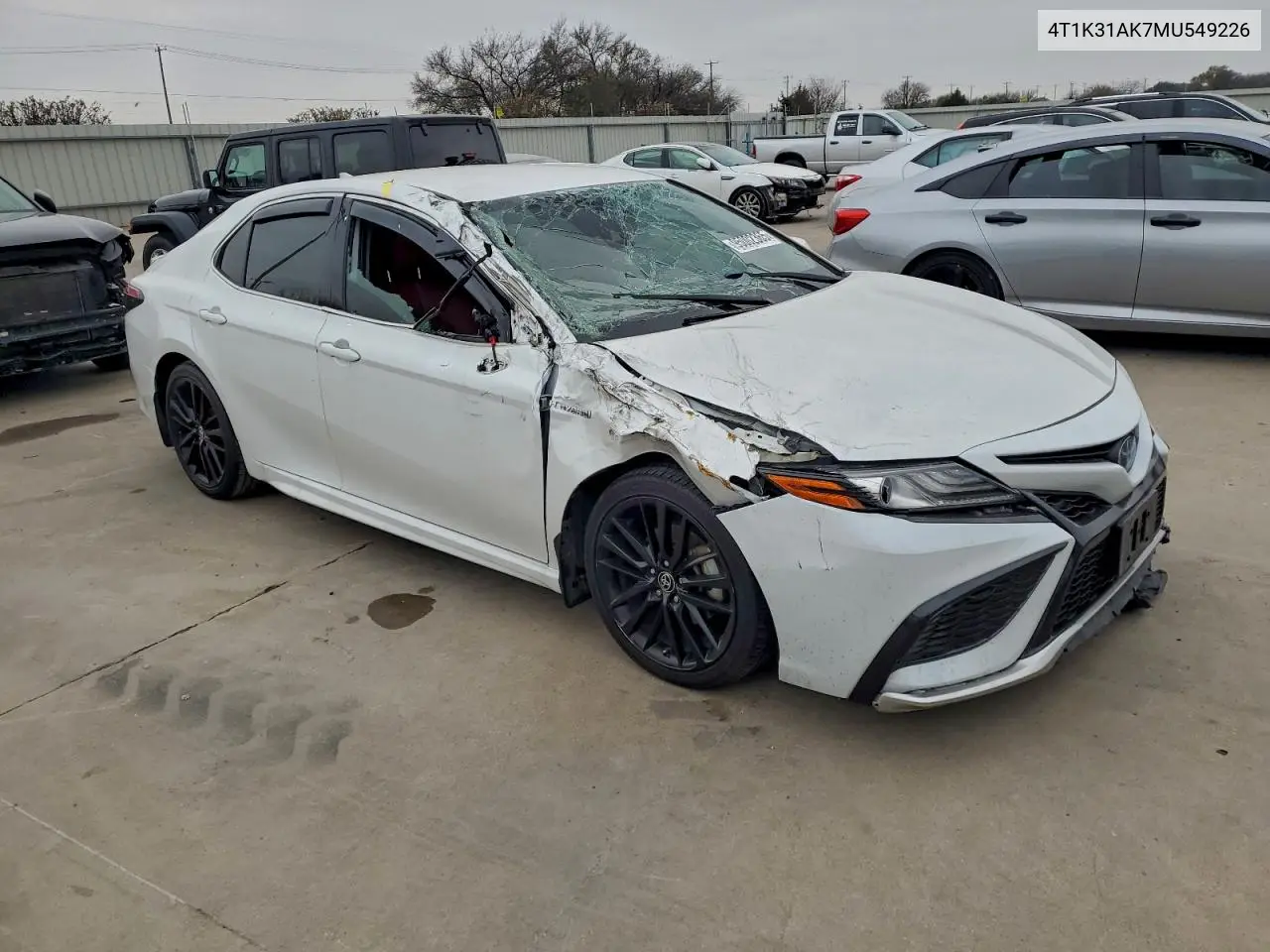 4T1K31AK7MU549226 2021 Toyota Camry Xse