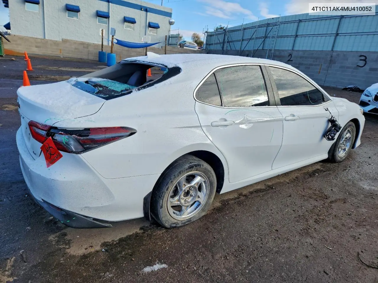 4T1C11AK4MU410052 2021 Toyota Camry Le