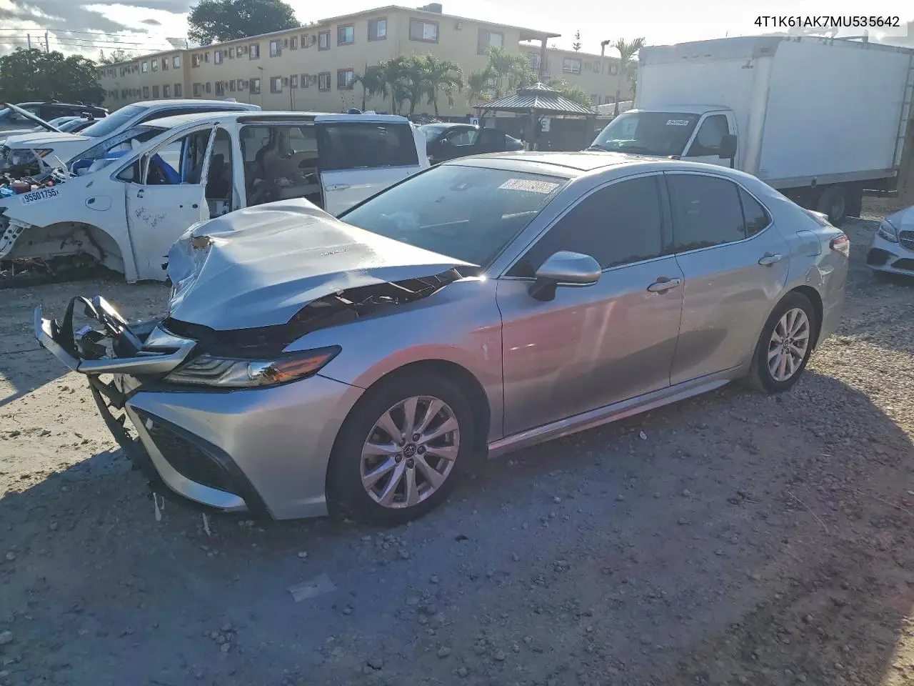 4T1K61AK7MU535642 2021 Toyota Camry Xse