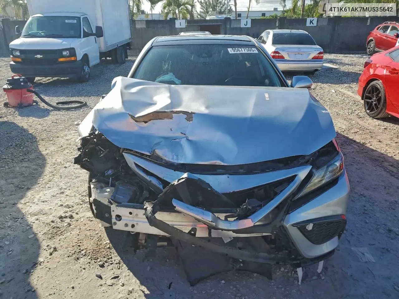 4T1K61AK7MU535642 2021 Toyota Camry Xse