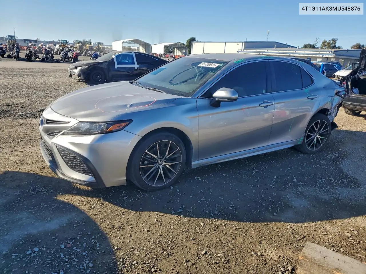 4T1G11AK3MU548876 2021 Toyota Camry Se