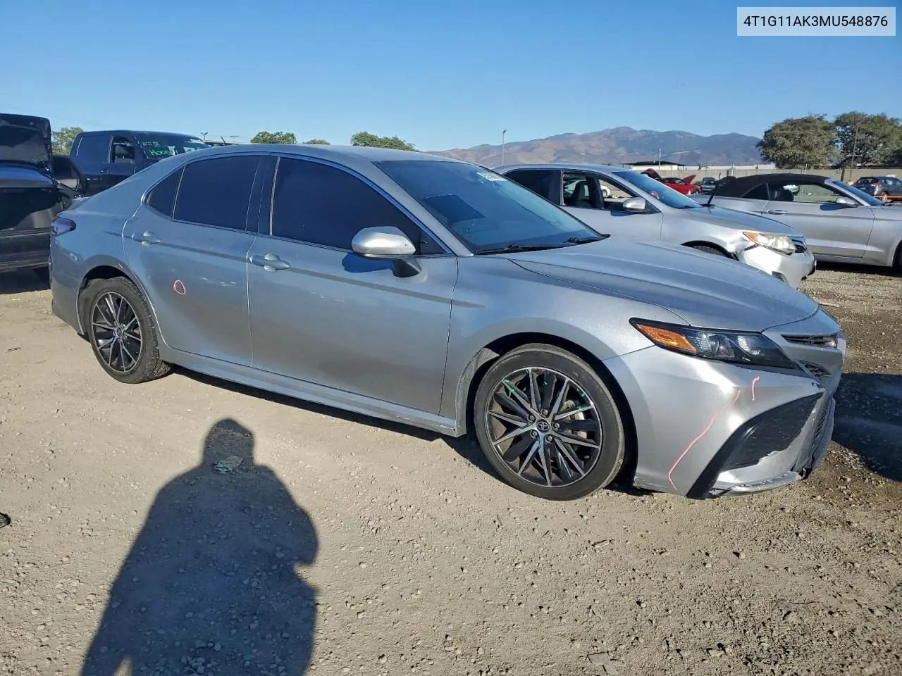 4T1G11AK3MU548876 2021 Toyota Camry Se
