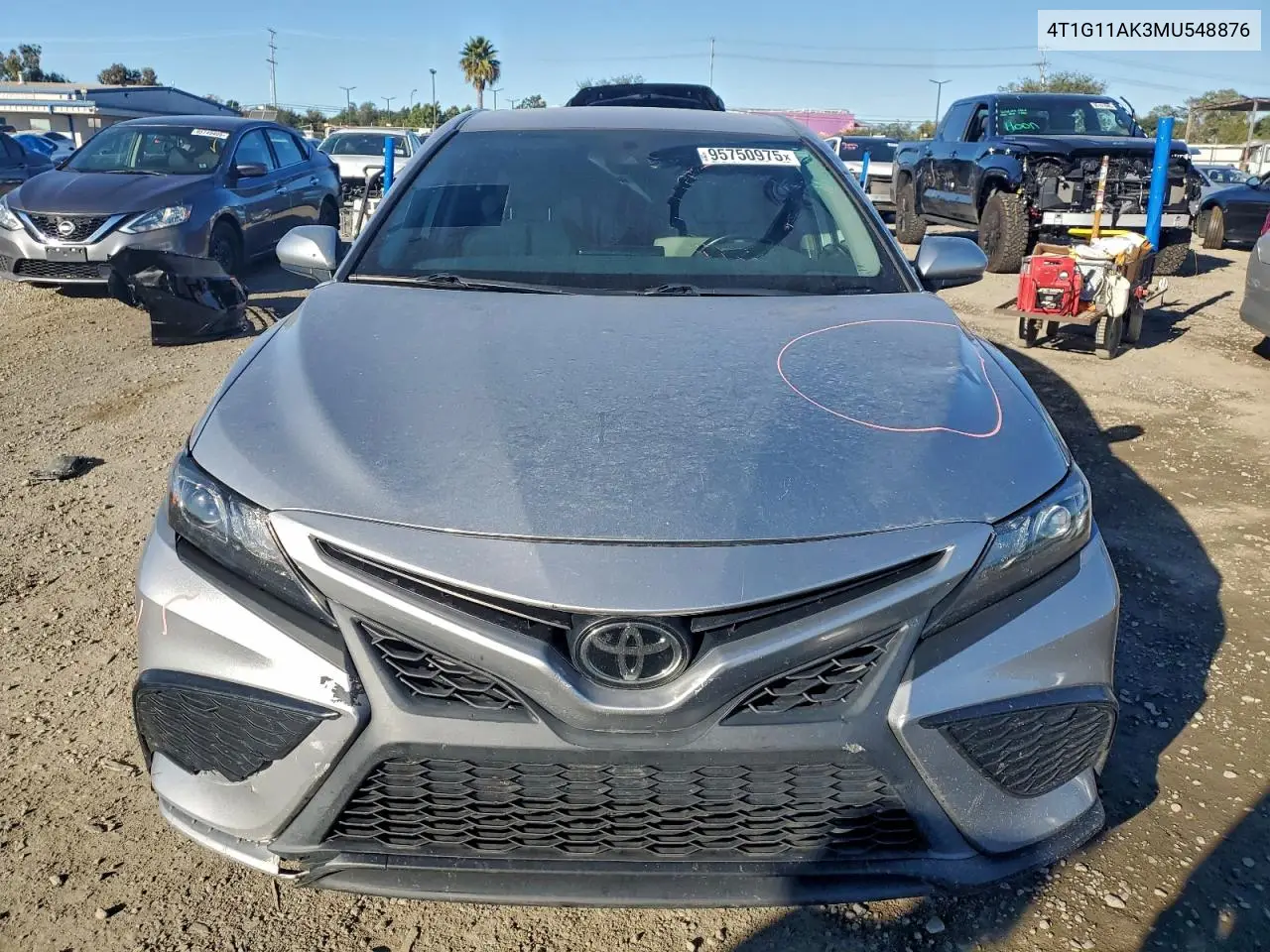 4T1G11AK3MU548876 2021 Toyota Camry Se