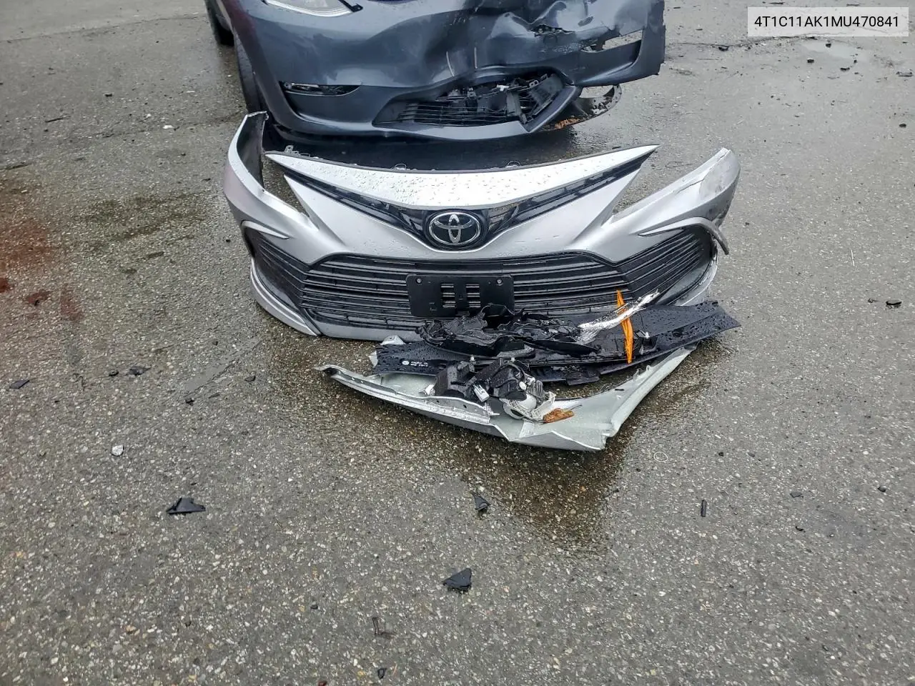 4T1C11AK1MU470841 2021 Toyota Camry Le