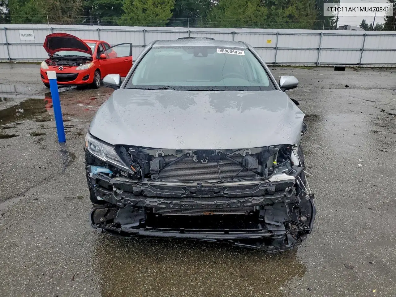 4T1C11AK1MU470841 2021 Toyota Camry Le