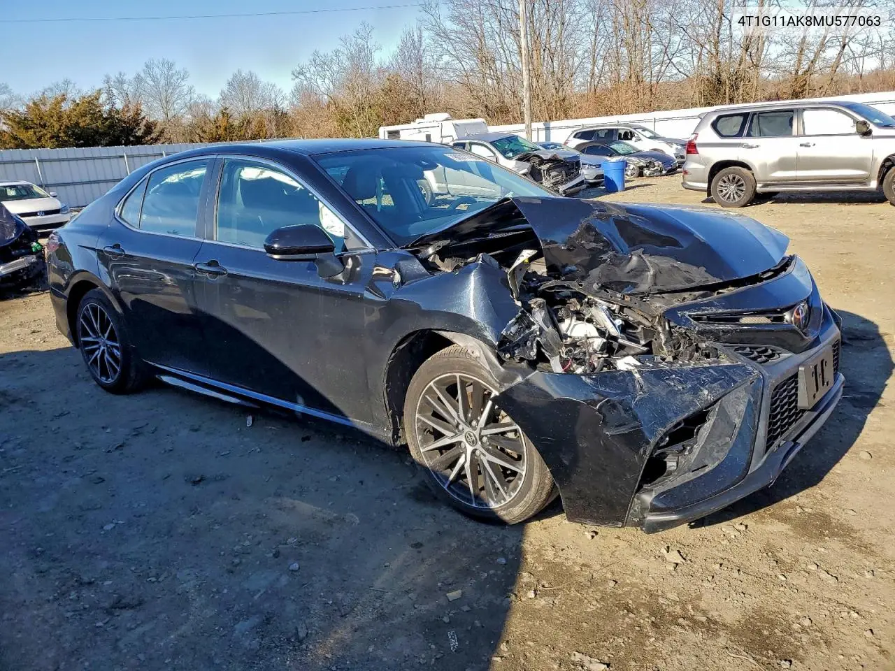 4T1G11AK8MU577063 2021 Toyota Camry Se