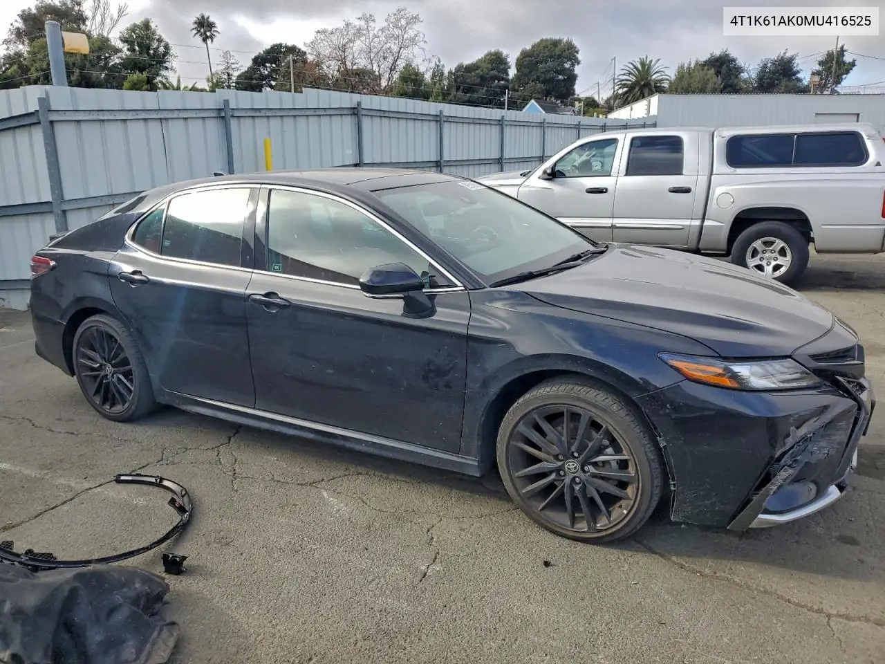 4T1K61AK0MU416525 2021 Toyota Camry Xse