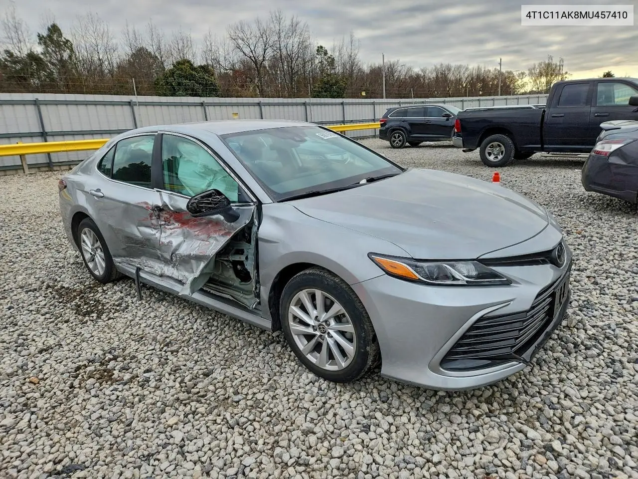 4T1C11AK8MU457410 2021 Toyota Camry Le