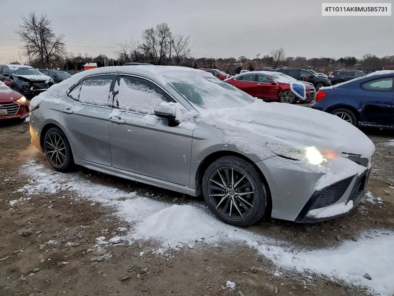 4T1G11AK8MU585731 2021 Toyota Camry Se