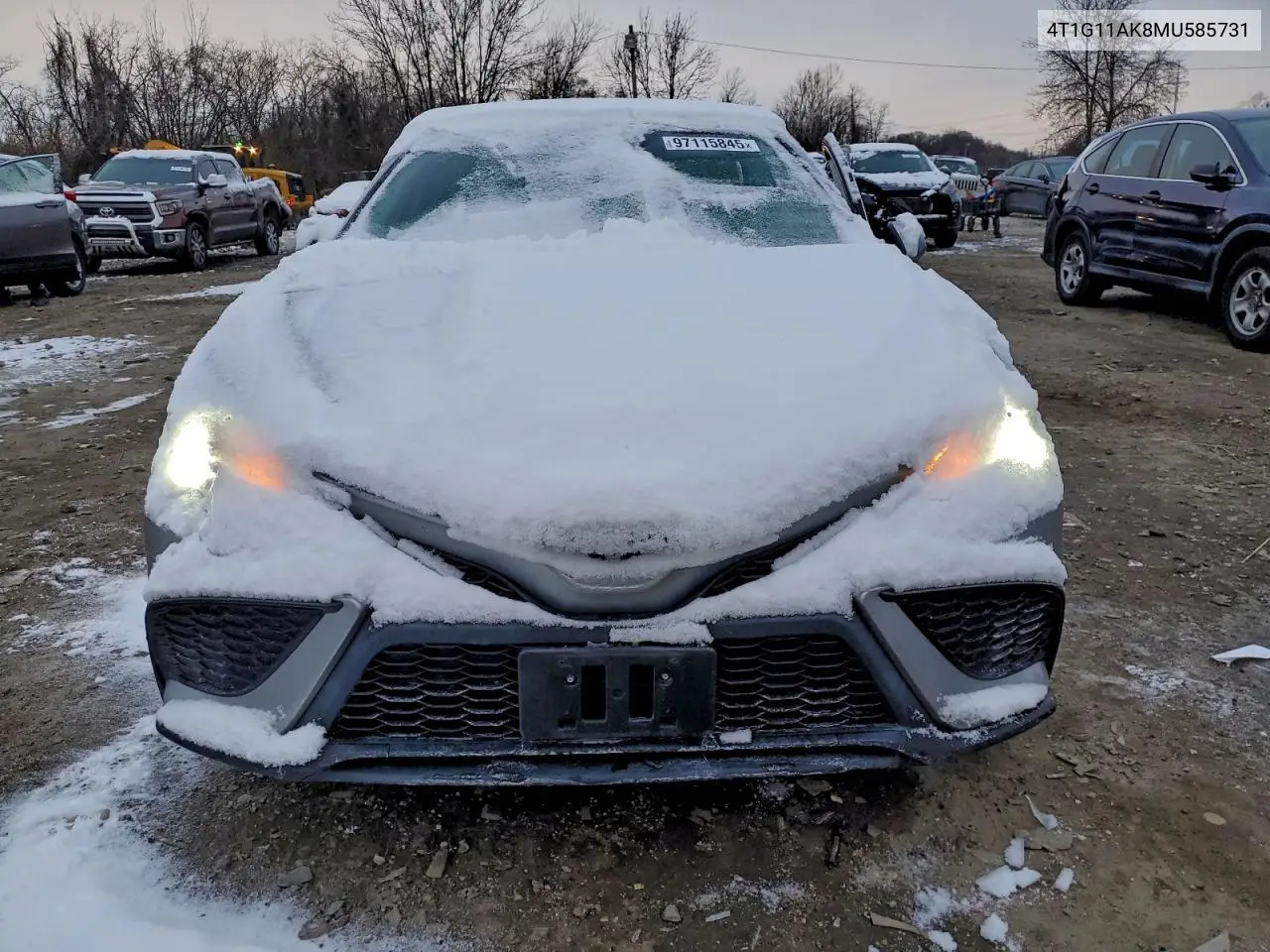 4T1G11AK8MU585731 2021 Toyota Camry Se