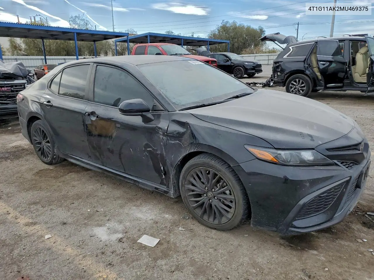 4T1G11AK2MU469375 2021 Toyota Camry