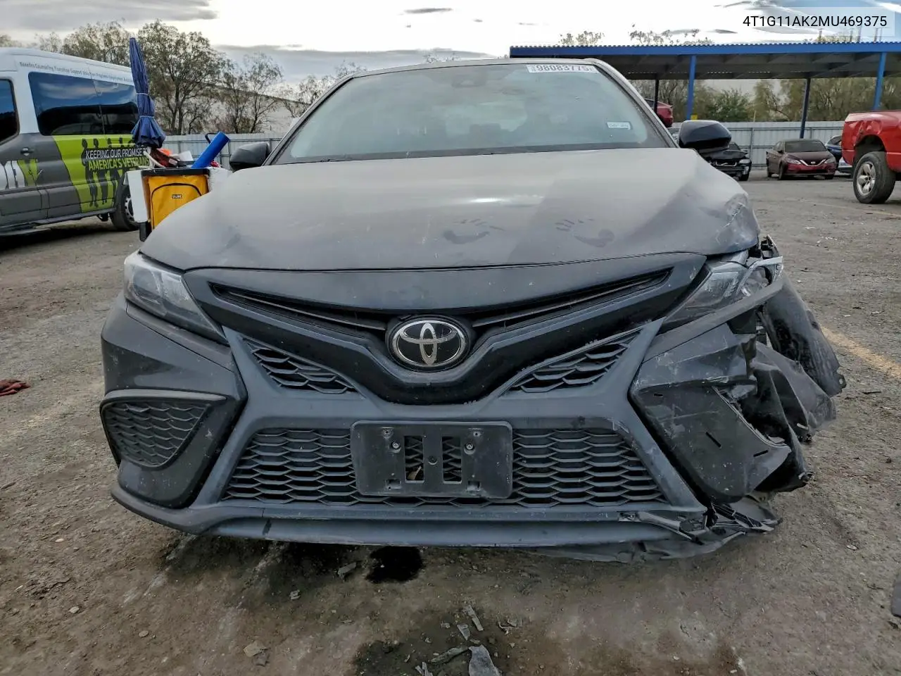 4T1G11AK2MU469375 2021 Toyota Camry
