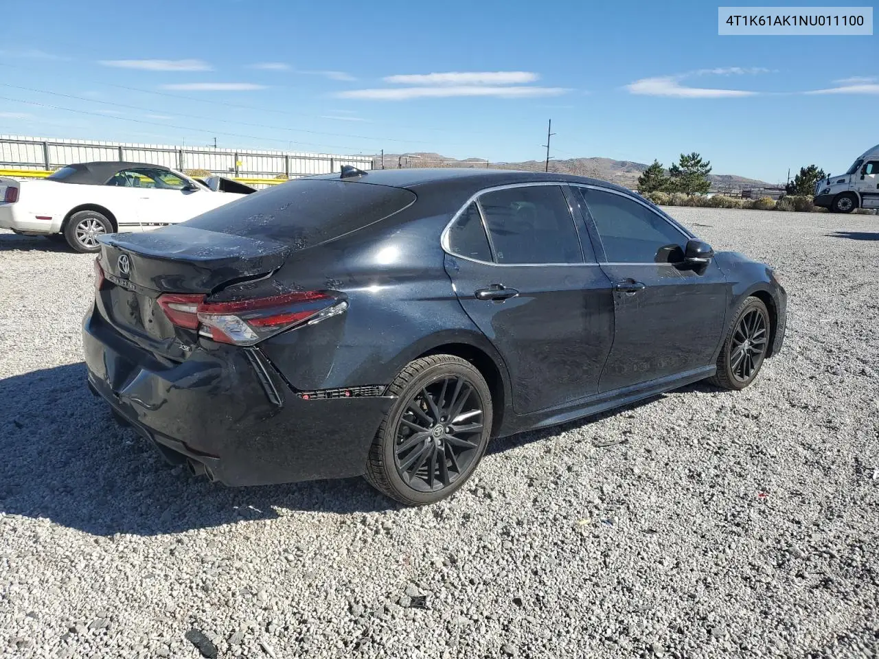 4T1K61AK1NU011100 2022 Toyota Camry Xse