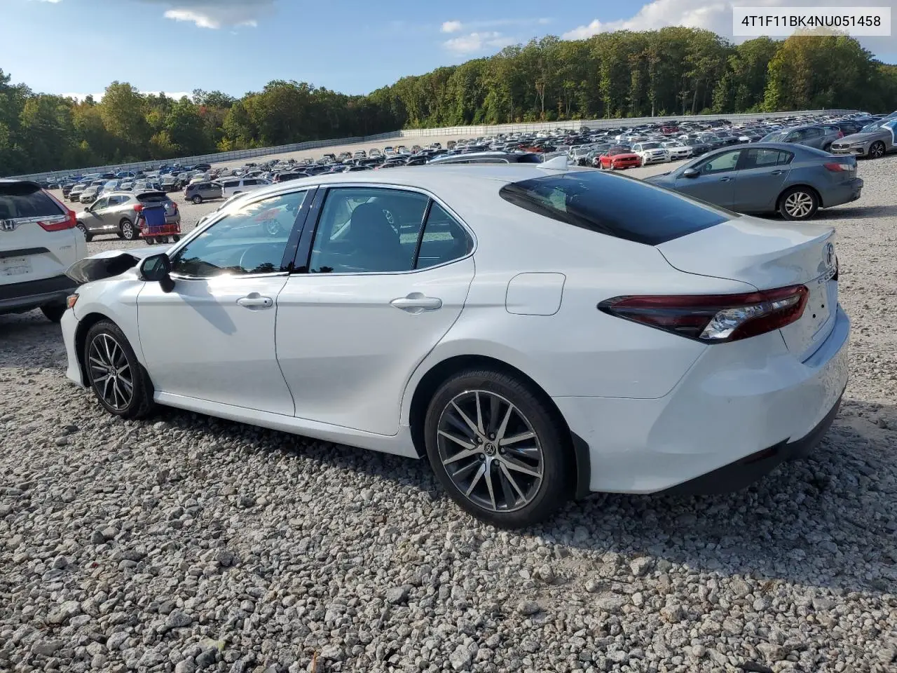 4T1F11BK4NU051458 2022 Toyota Camry Xle