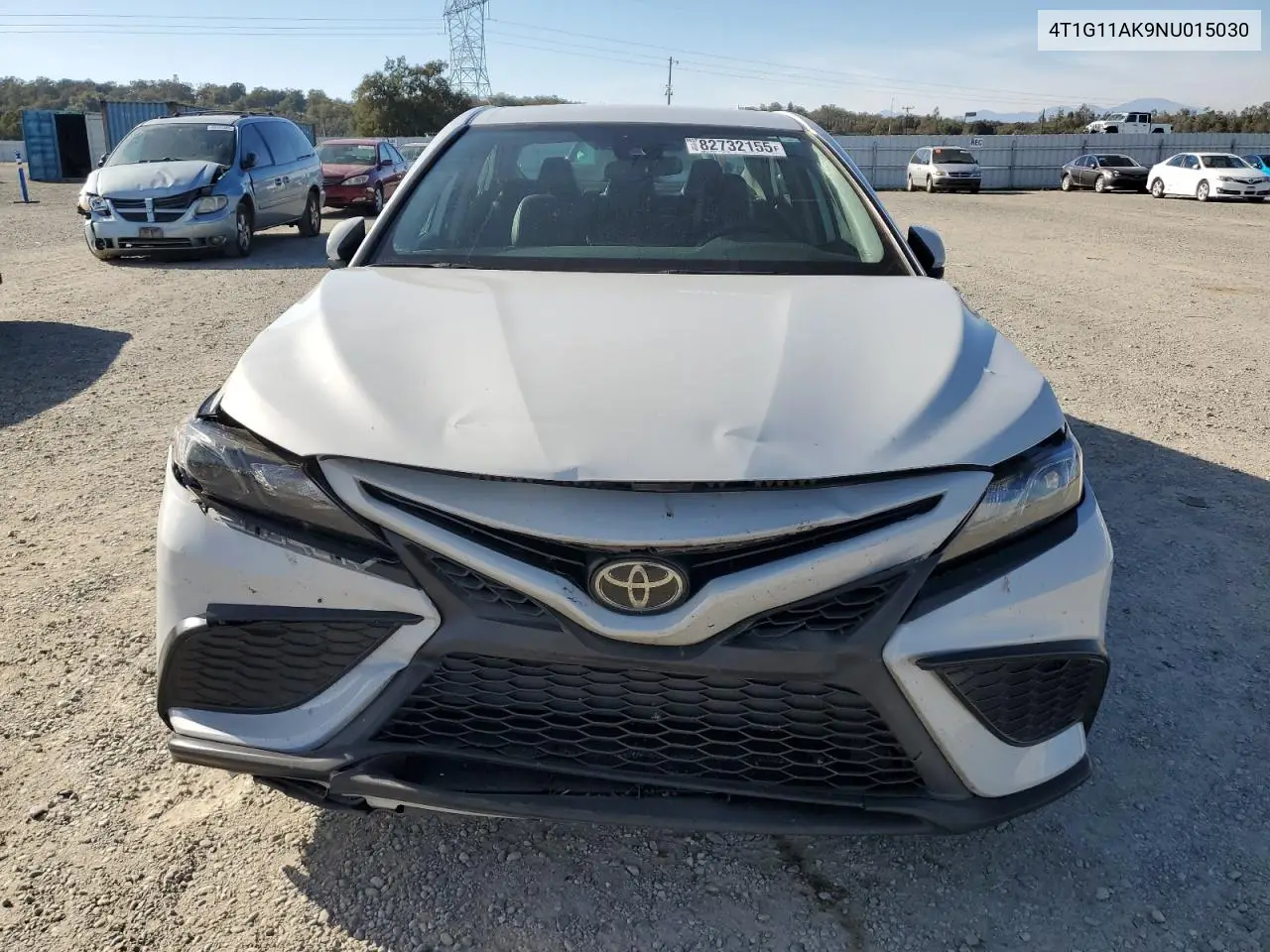 4T1G11AK9NU015030 2022 Toyota Camry Se