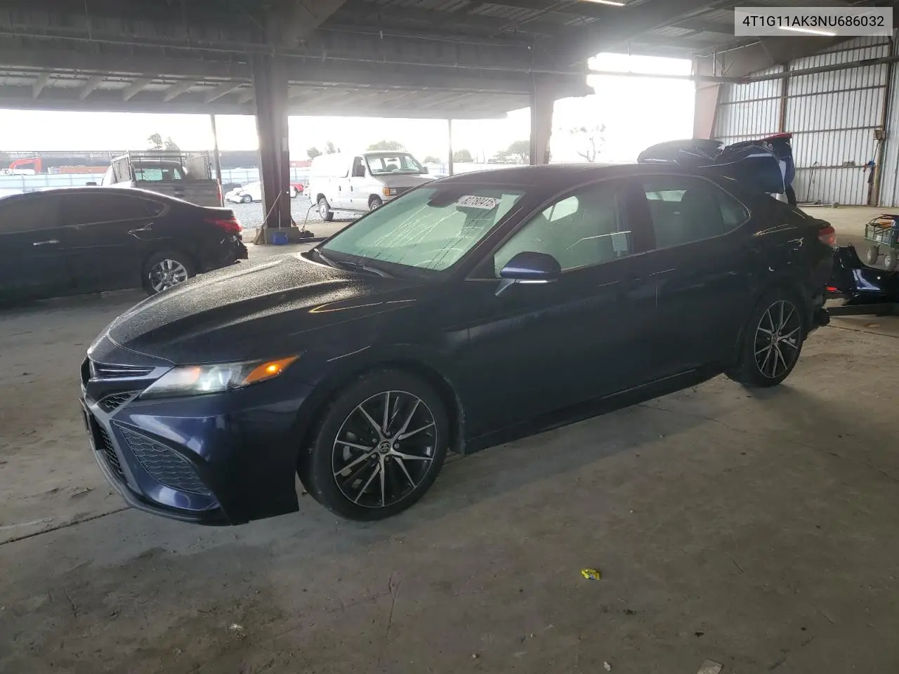 4T1G11AK3NU686032 2022 Toyota Camry Se