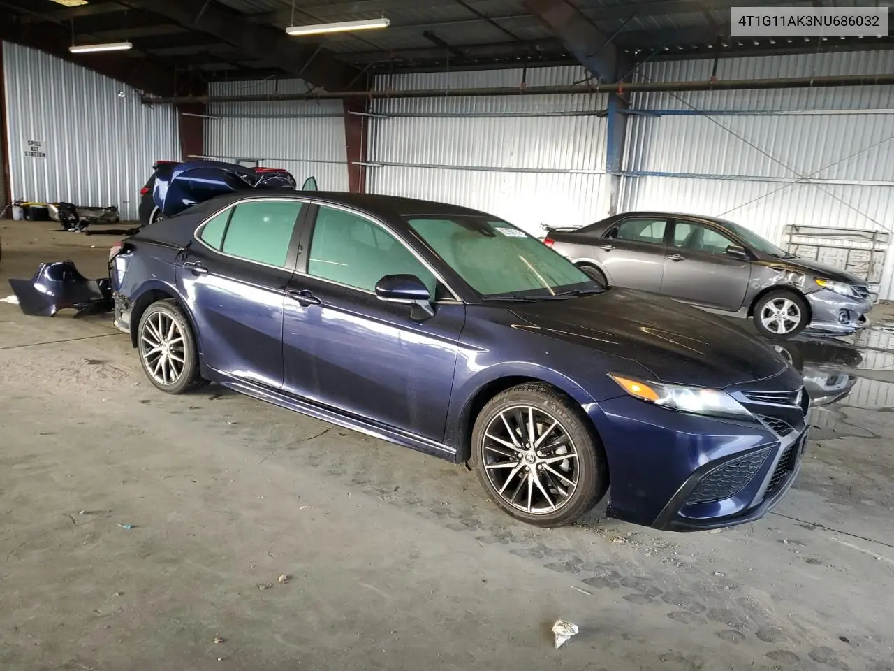 4T1G11AK3NU686032 2022 Toyota Camry Se