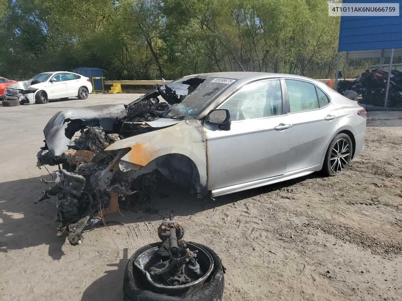 4T1G11AK6NU666759 2022 Toyota Camry Se