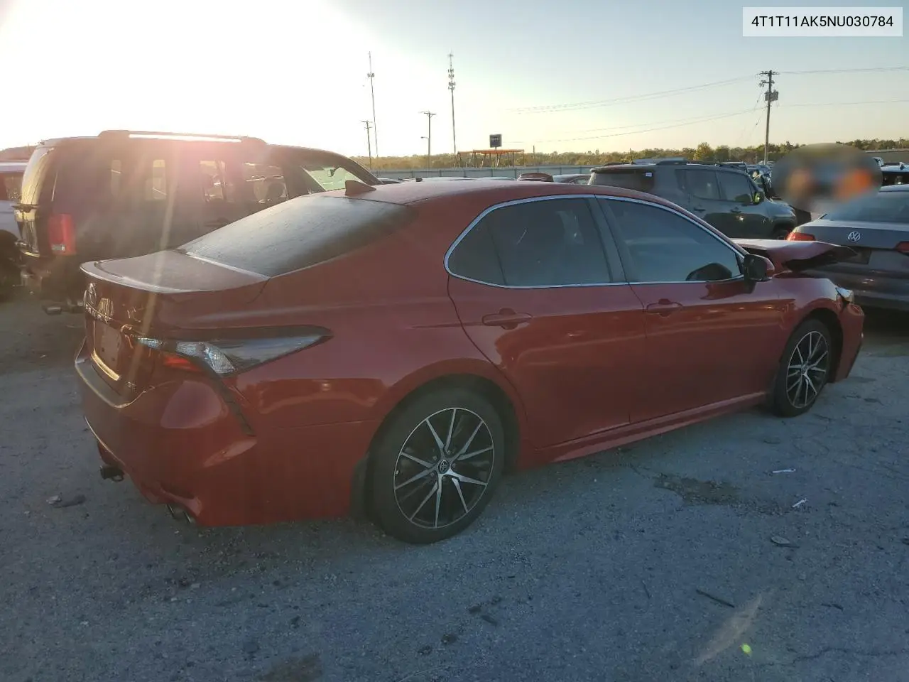 4T1T11AK5NU030784 2022 Toyota Camry Se