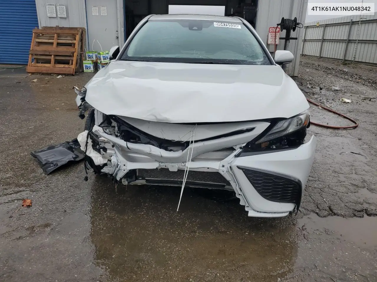 4T1K61AK1NU048342 2022 Toyota Camry Xse