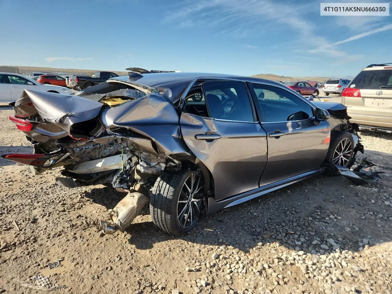 4T1G11AK5NU666350 2022 Toyota Camry Se