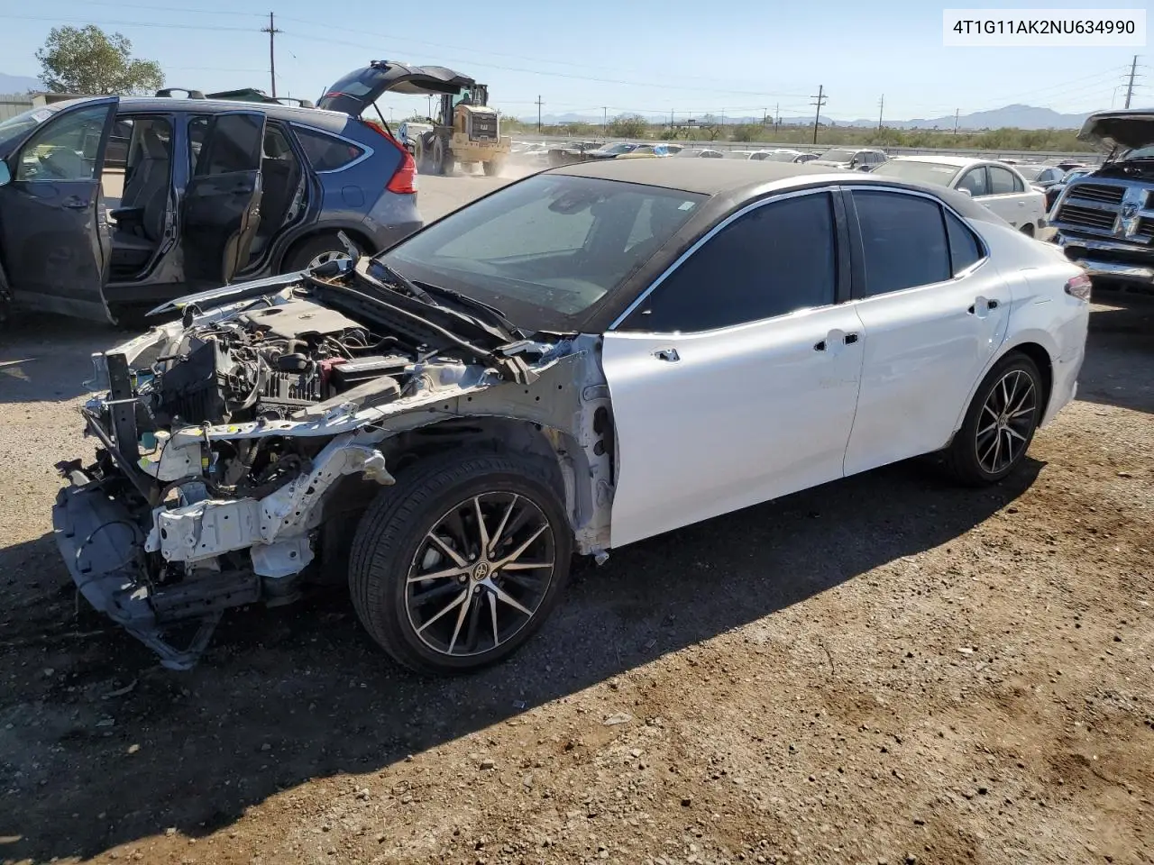 4T1G11AK2NU634990 2022 Toyota Camry Se