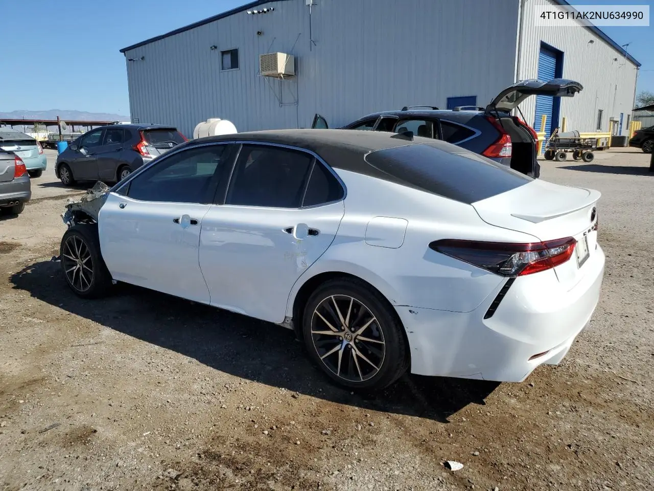 4T1G11AK2NU634990 2022 Toyota Camry Se