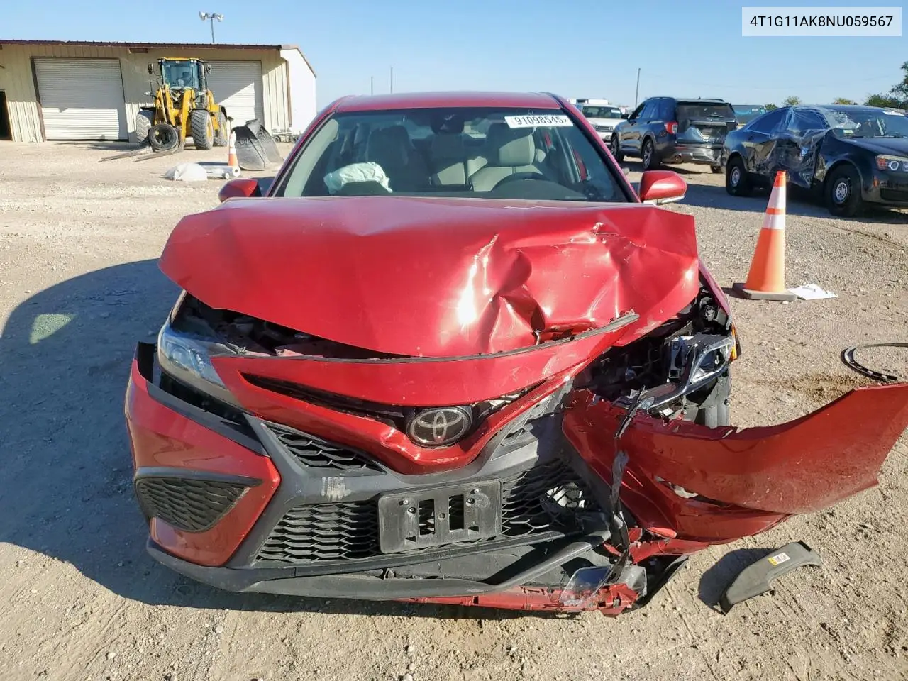 4T1G11AK8NU059567 2022 Toyota Camry Se