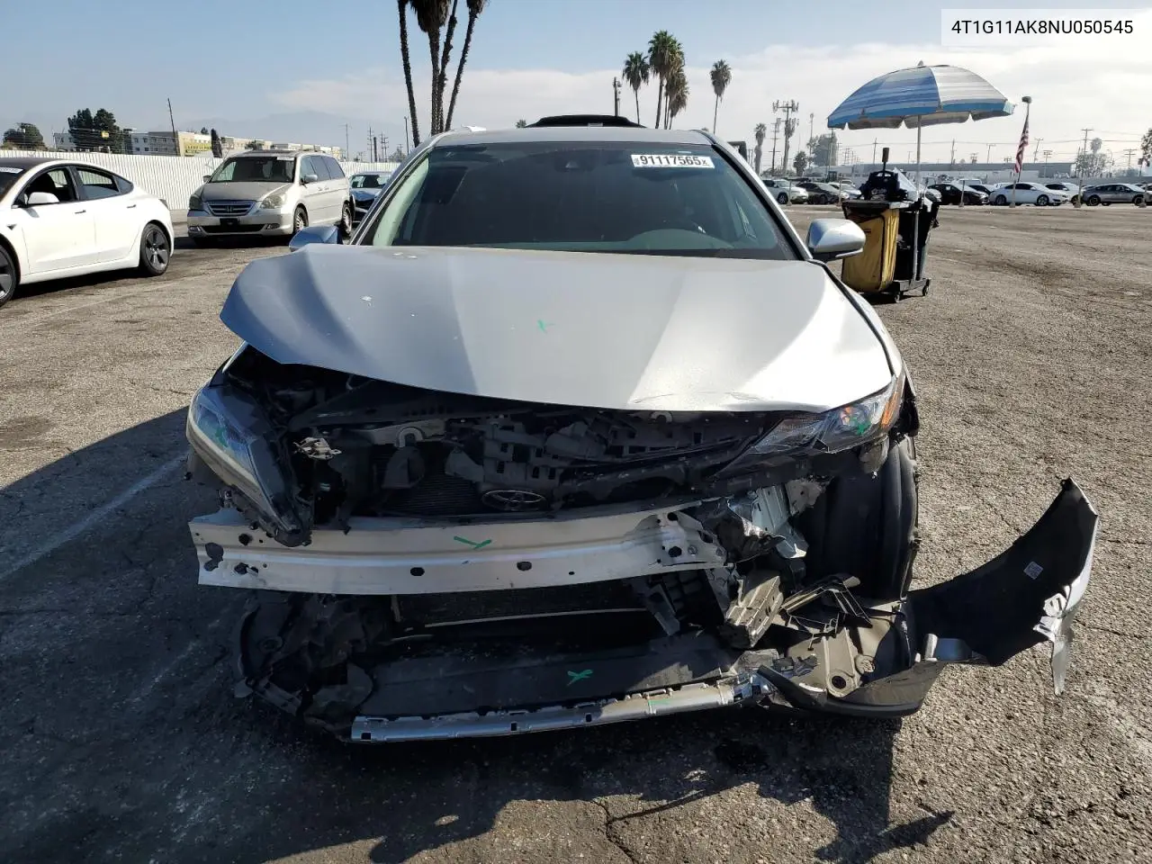 4T1G11AK8NU050545 2022 Toyota Camry Se