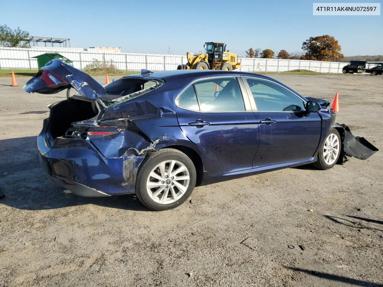 4T1R11AK4NU072597 2022 Toyota Camry Le
