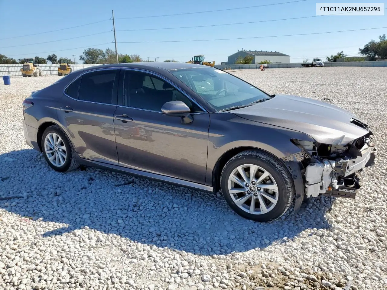 4T1C11AK2NU657295 2022 Toyota Camry Le