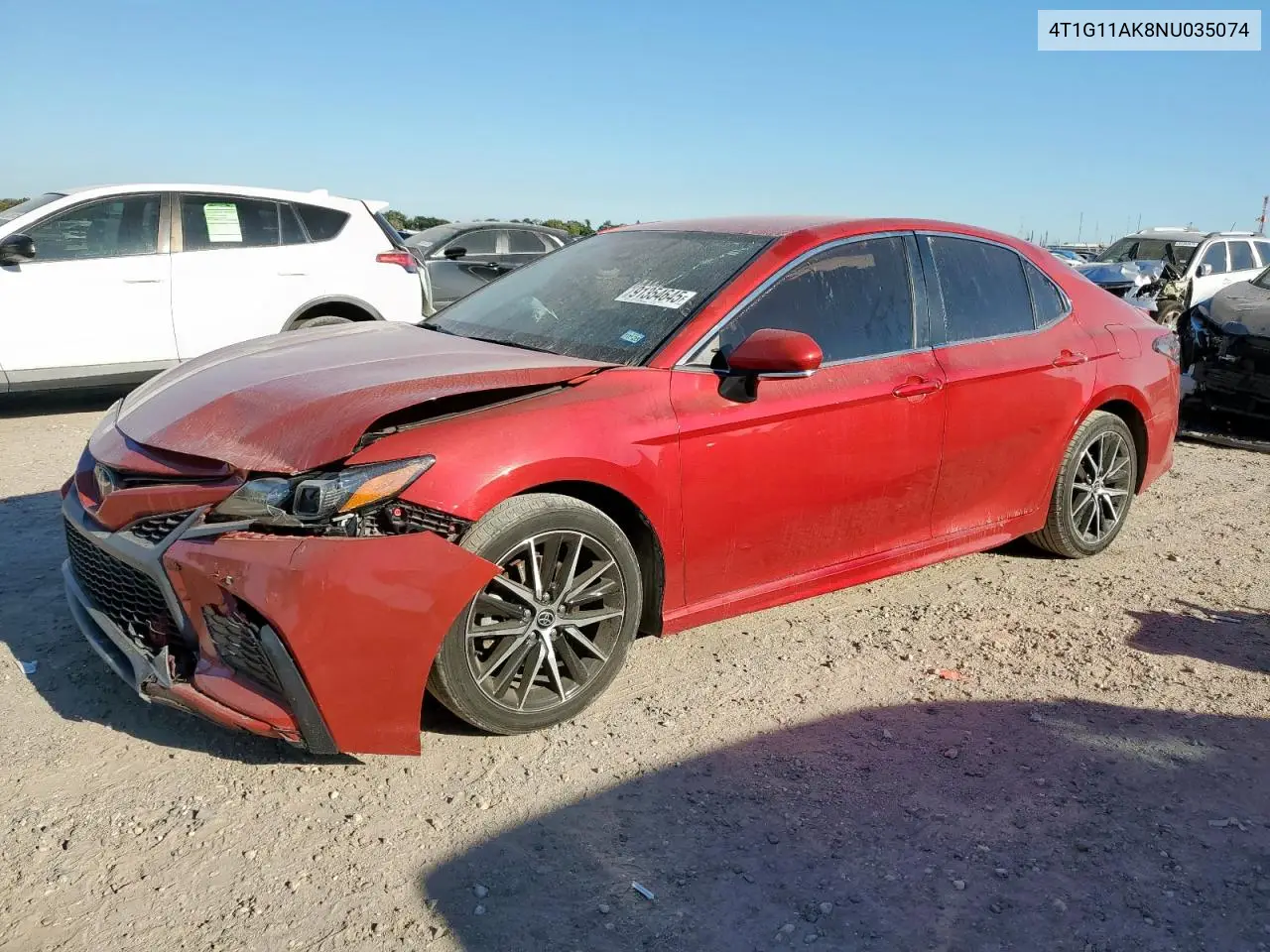 4T1G11AK8NU035074 2022 Toyota Camry Se