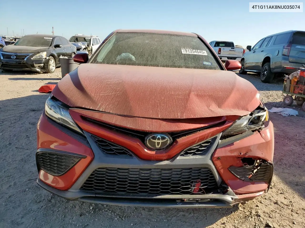 4T1G11AK8NU035074 2022 Toyota Camry Se