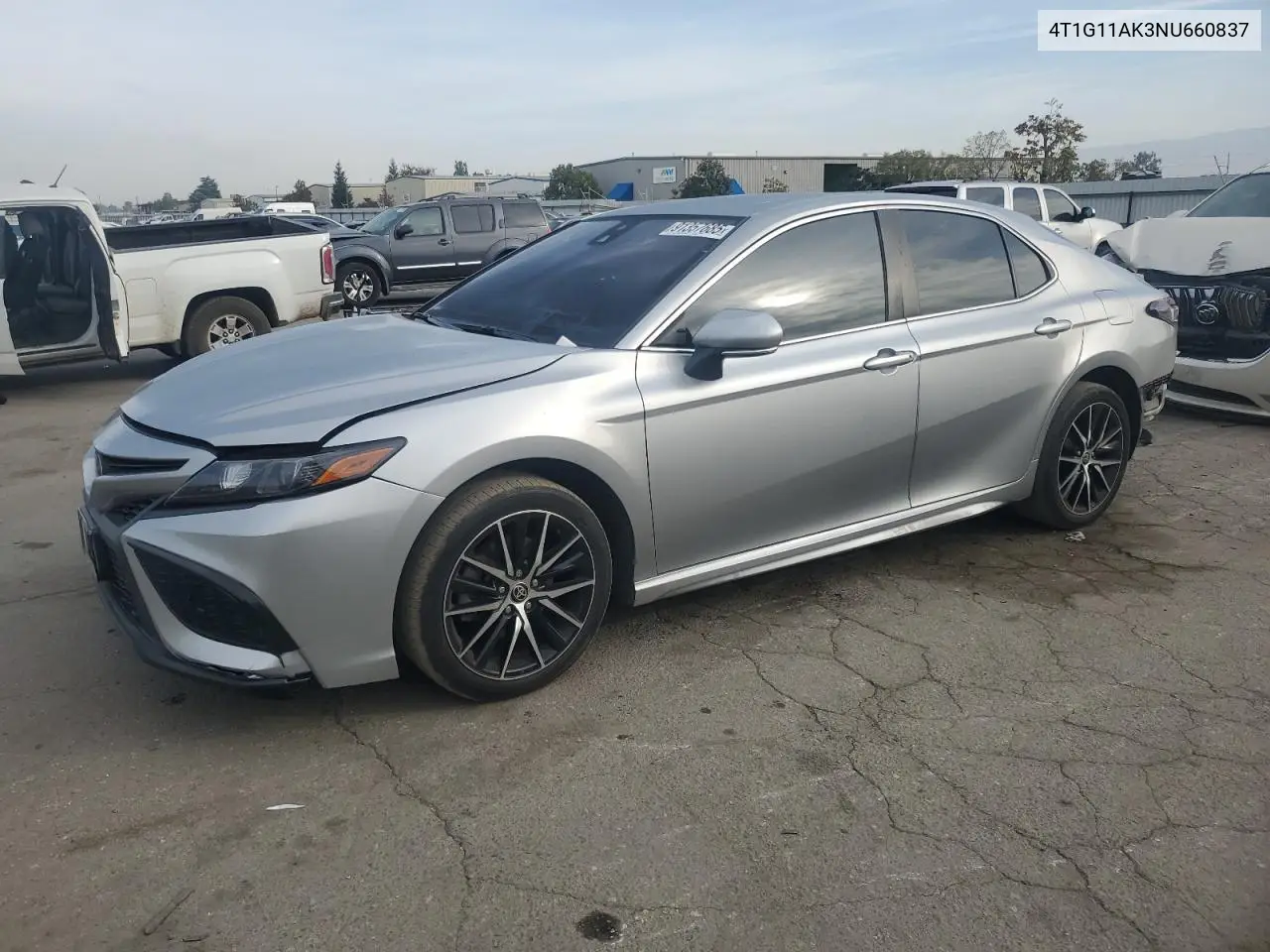 4T1G11AK3NU660837 2022 Toyota Camry Se