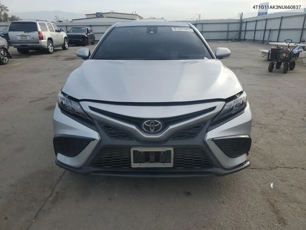 4T1G11AK3NU660837 2022 Toyota Camry Se