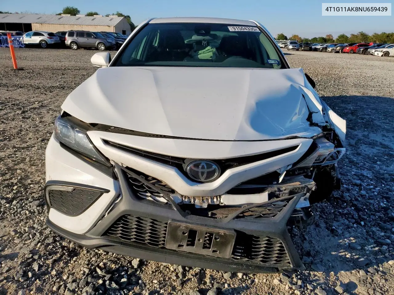 4T1G11AK8NU659439 2022 Toyota Camry Se