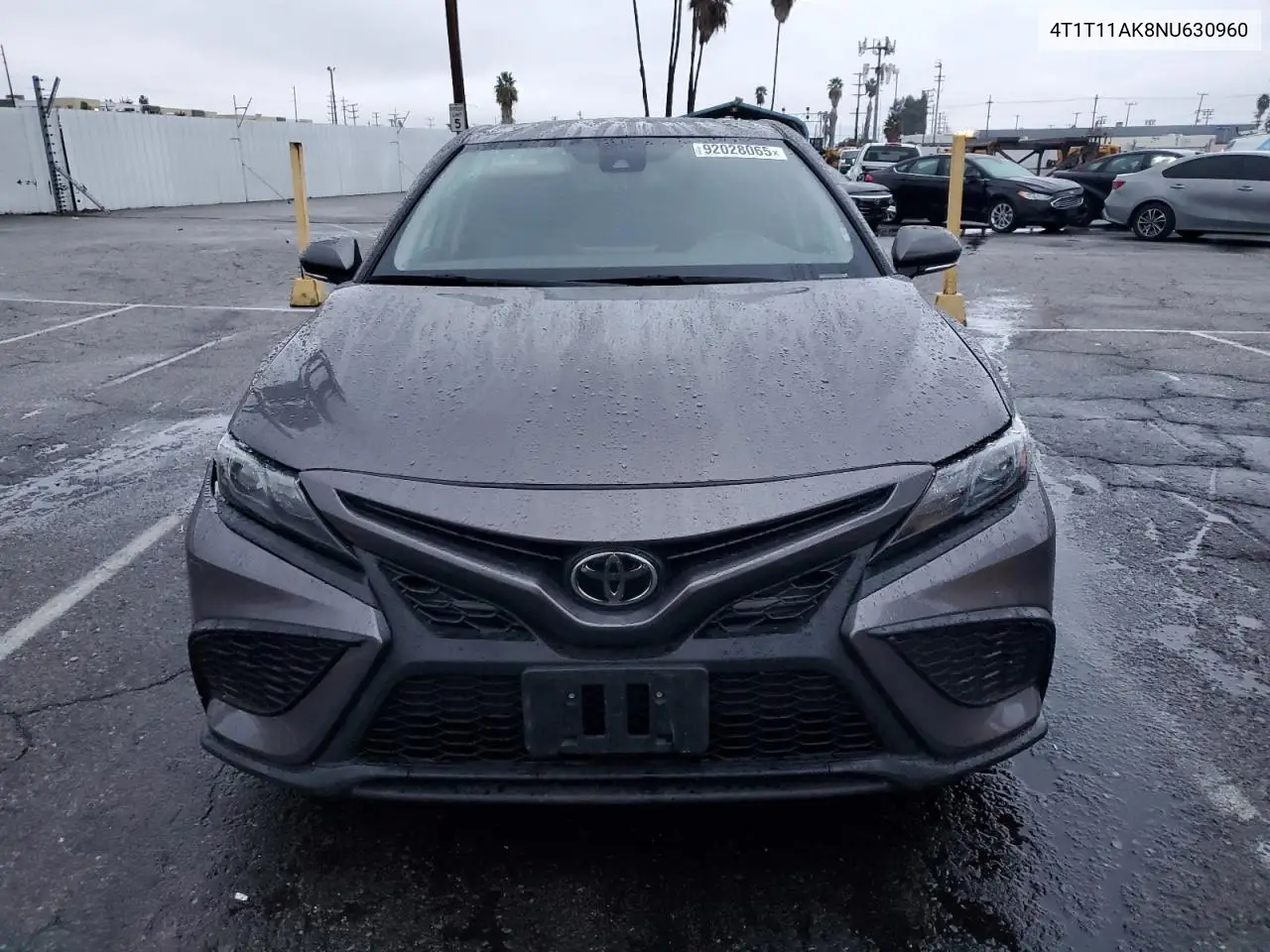 4T1T11AK8NU630960 2022 Toyota Camry Se