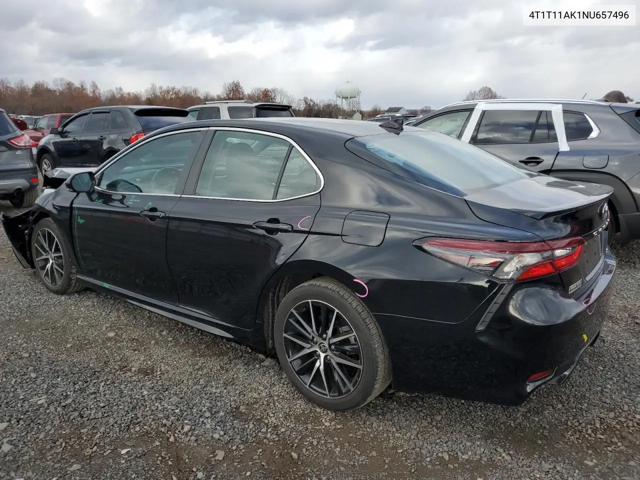 4T1T11AK1NU657496 2022 Toyota Camry Se
