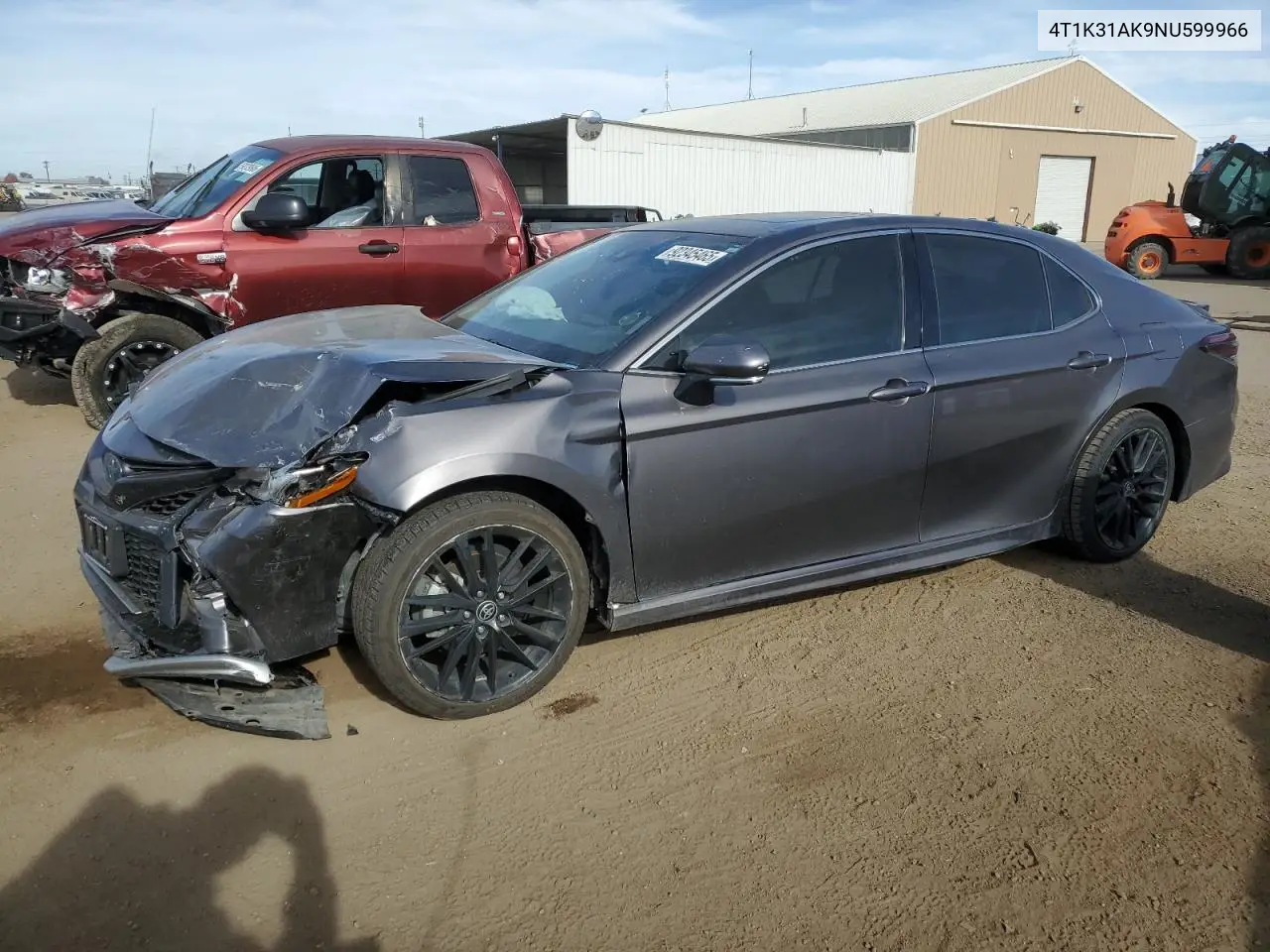 4T1K31AK9NU599966 2022 Toyota Camry Xse