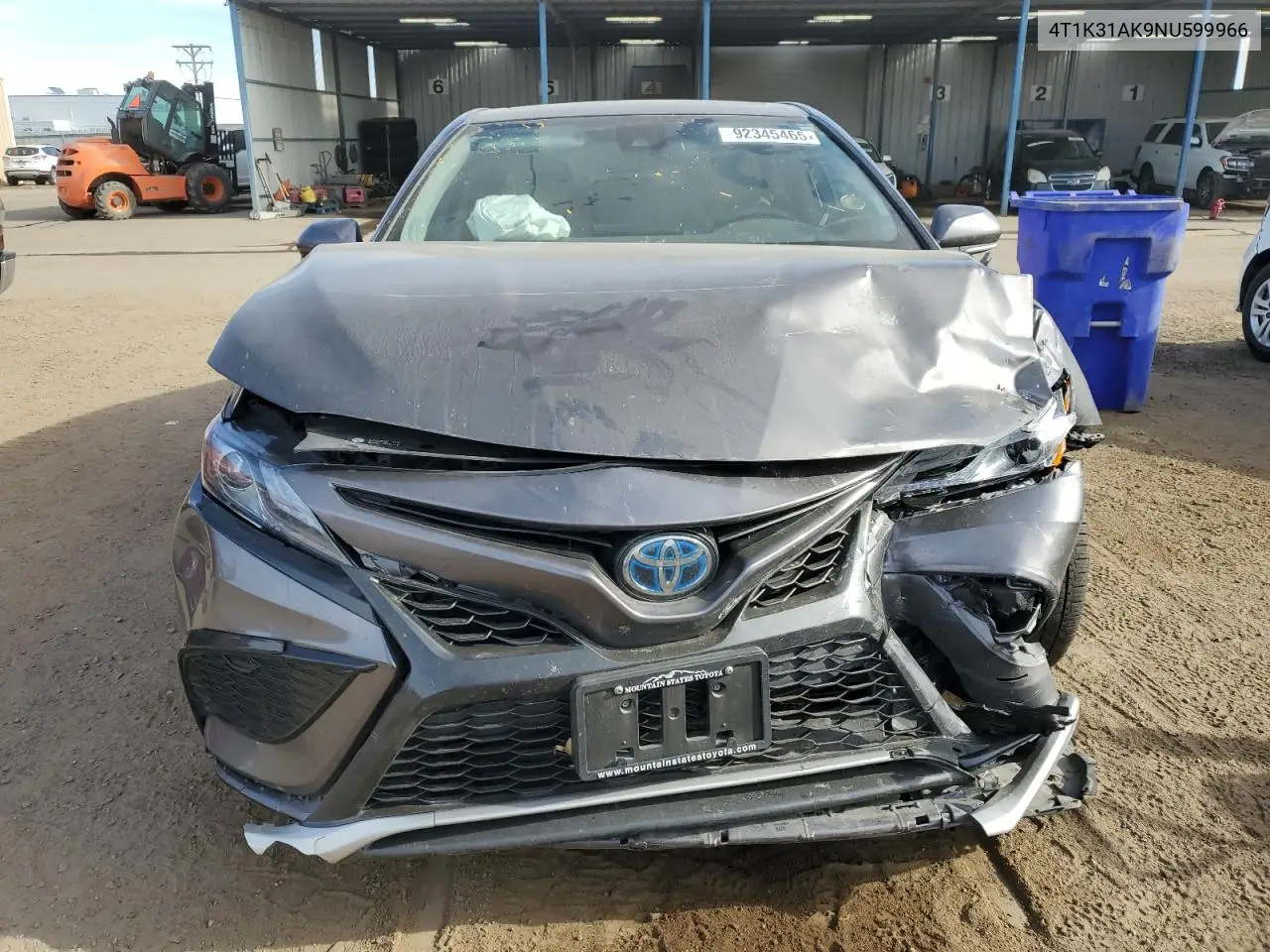 4T1K31AK9NU599966 2022 Toyota Camry Xse