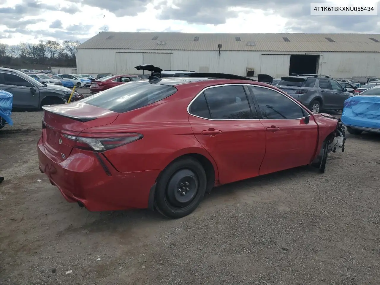 4T1K61BKXNU055434 2022 Toyota Camry Xse