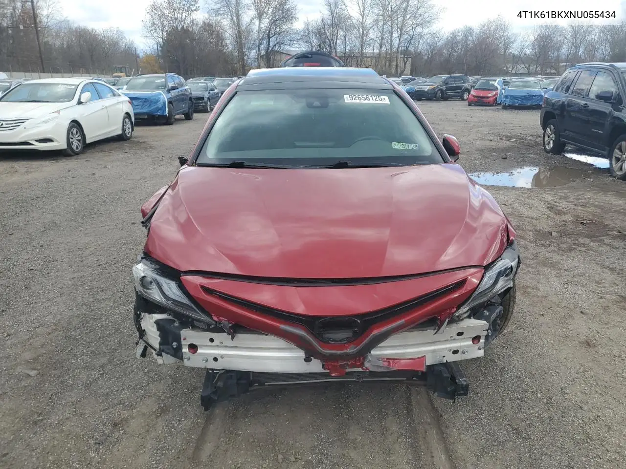 4T1K61BKXNU055434 2022 Toyota Camry Xse