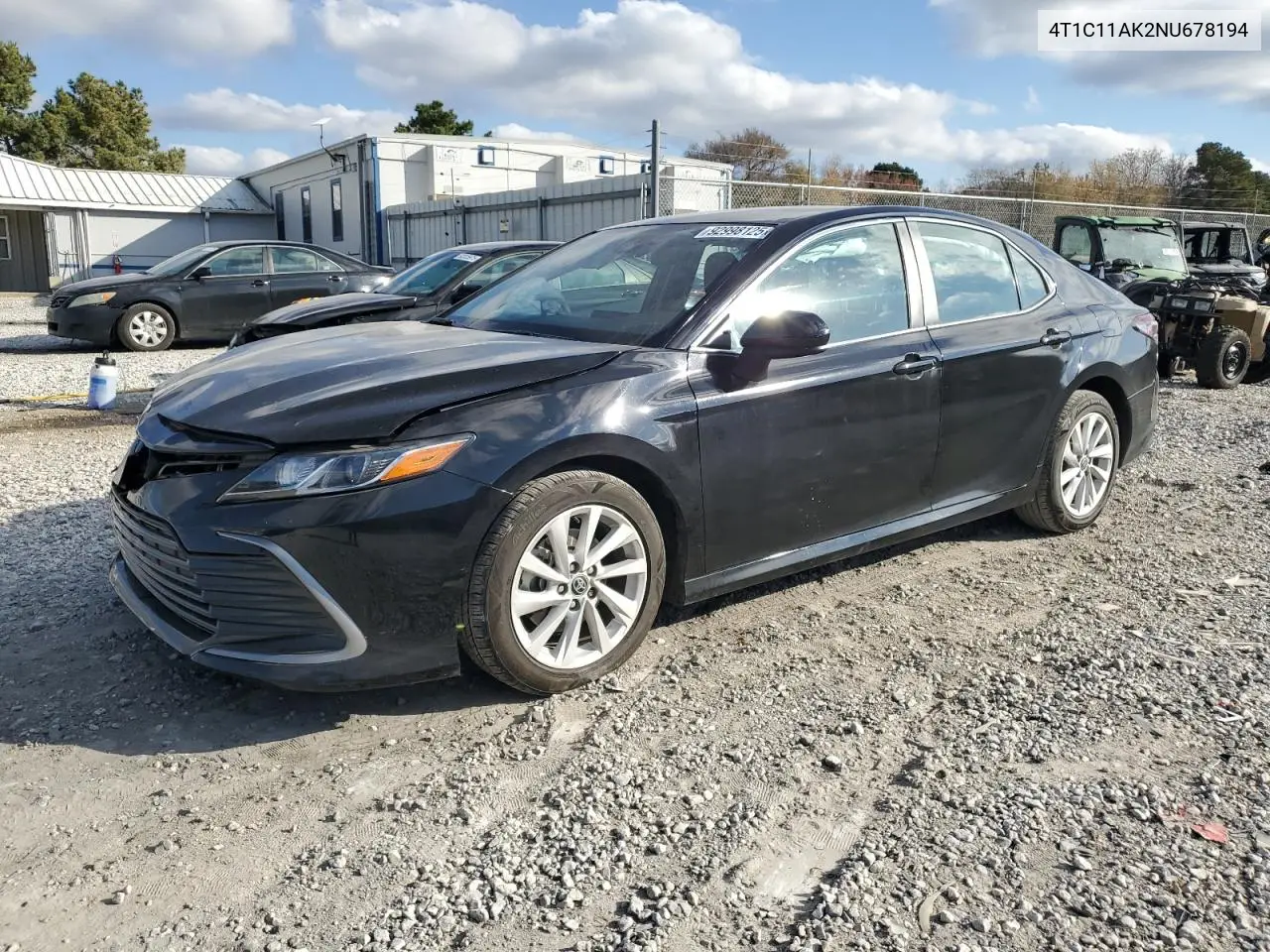 4T1C11AK2NU678194 2022 Toyota Camry Le