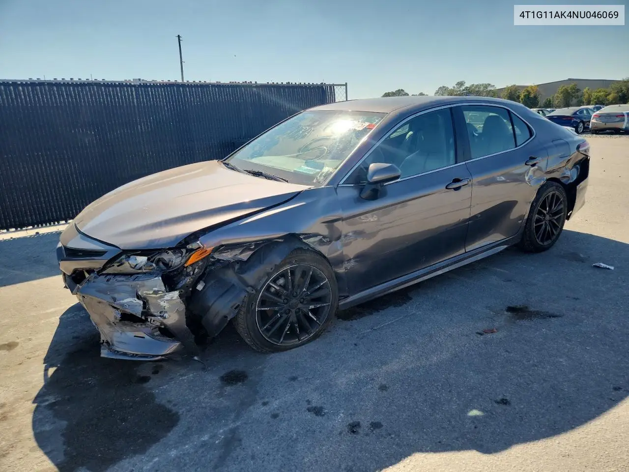 4T1G11AK4NU046069 2022 Toyota Camry Se